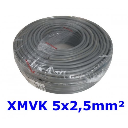 XMVK 5X2.5 RING GRIJS PER METER