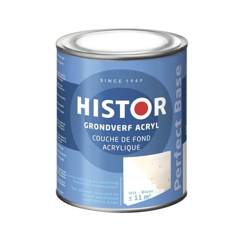 HISTOR PERFECT BASE GRONDVERF ACRYL WIT 750 ML