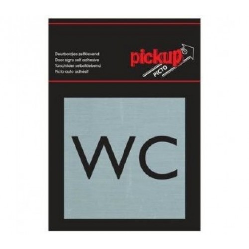 ROUTE ALU PICTO 80X80 MM WC