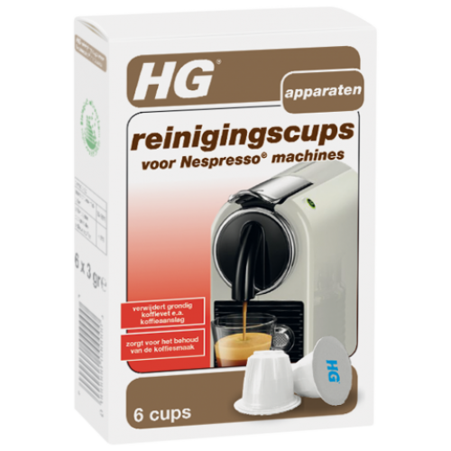 HG REINIGINGSCUPS VOOR NESPRESSO® MACHINES NL CUPS 10